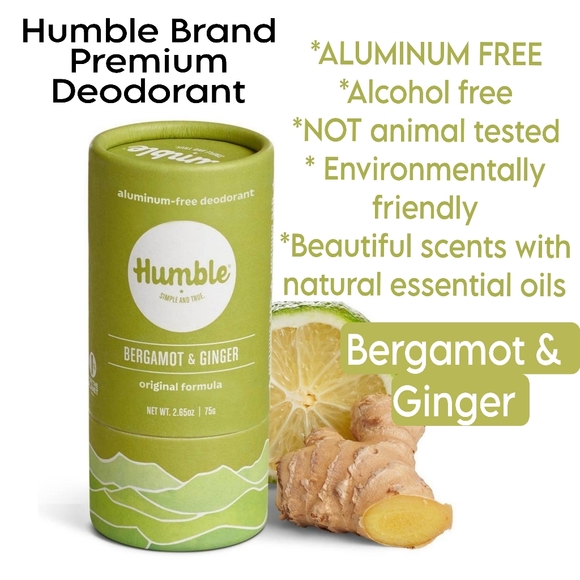 NATURAL PREMIUM environment safe wonderful scents Deodorant. BERGAMOT   & GINGER - Picture 1 of 4